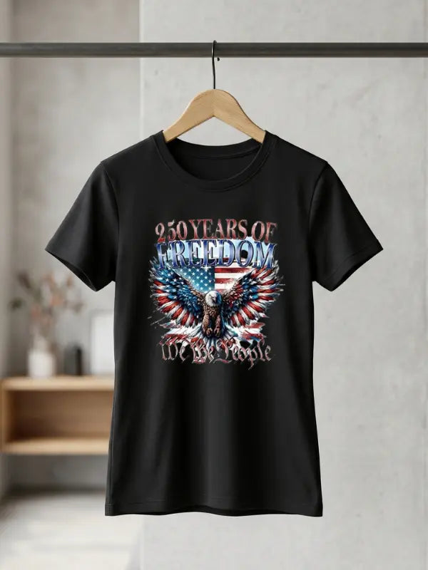 250 Years of Freedom Patriotic Eagle T-Shirt | We The People USA 250th Anniversary Graphic Tee image 14
