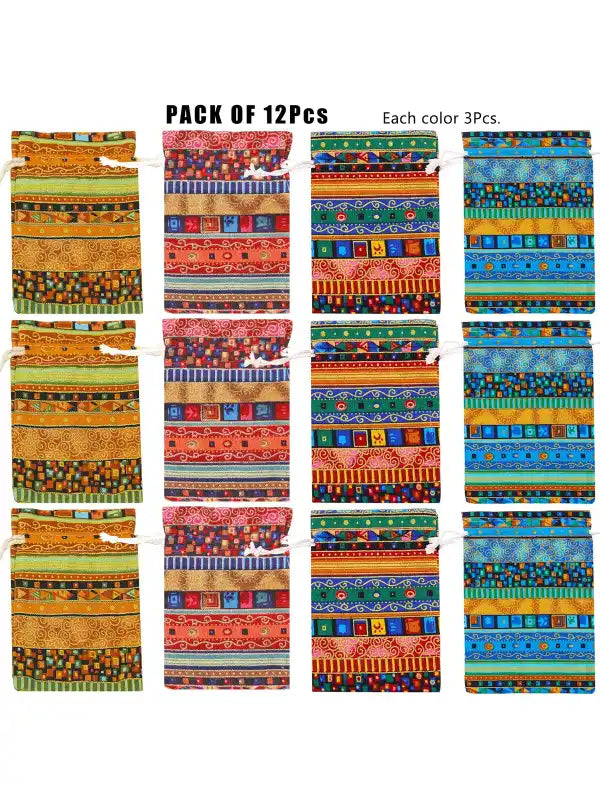 Ethnic Style Drawstring Gift Bags by Shopsery image 6