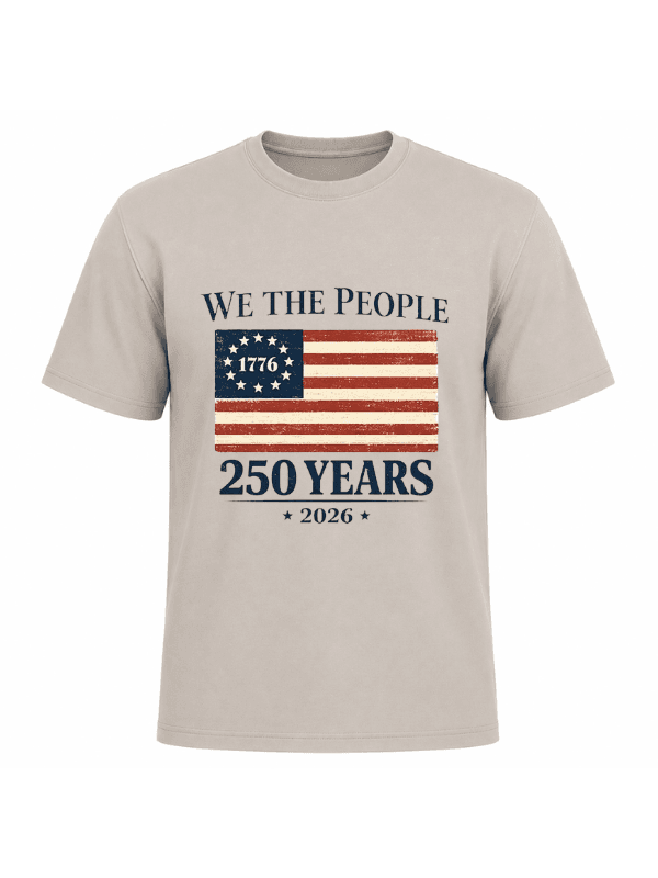We The People 250 Years T-Shirt | USA 250th Anniversary American Flag 1776–2026 Graphic Tee image 8