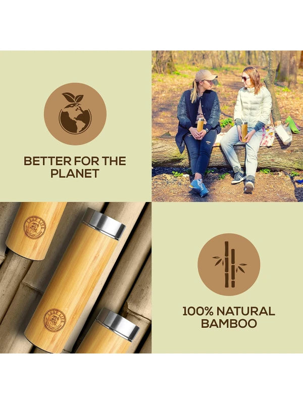 Premium Bamboo Tea Bottle by Shopsery image 3