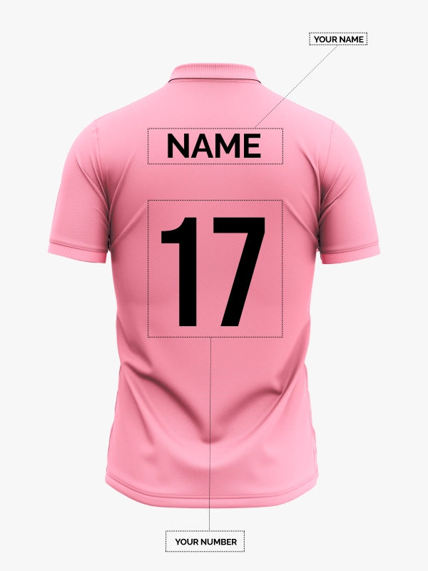 Custom Printed Polo T-Shirts – Premium Cotton (Pink) | Company Polo Shirts with Logo image 1
