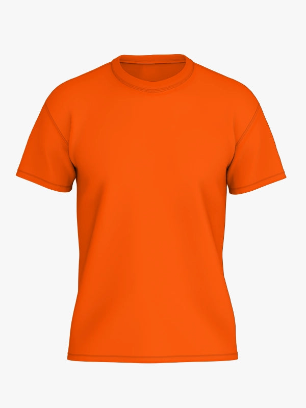 Custom T Shirt - Orange Color Premium Personalized T-Shirts by Shopsery image 1