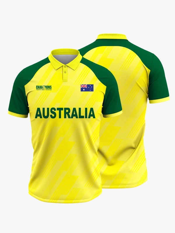 Australia Champions Trophy Cricket Jersey 2025 – Fan Version by Shopsery image 0