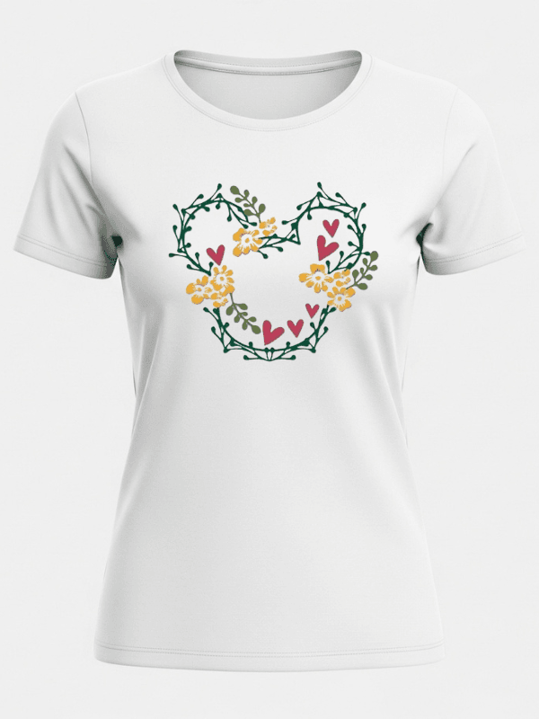 Disneyland Floral Mickey Shirt | Disney World Family Vacation Tee | Unisex T-Shirt image 2