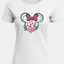 Disneyland Floral Minnie Bow T-Shirt | Disney Vacation Tee for Women | Unisex Disney Tee image 1
