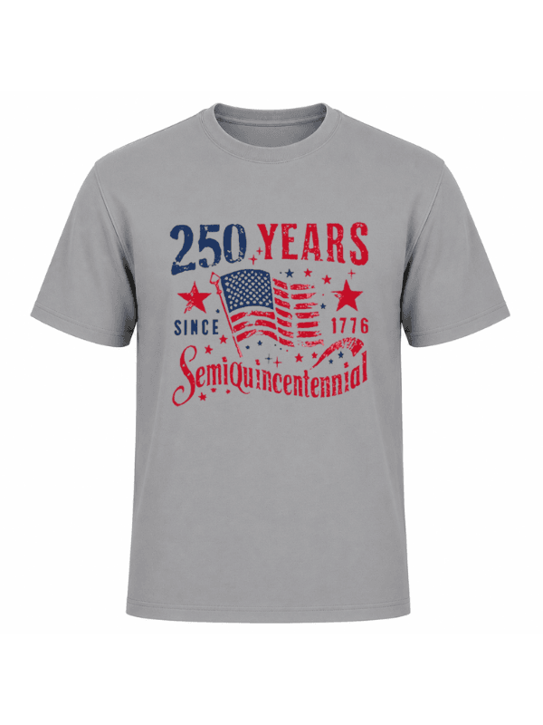 America 250th Anniversary T-Shirt | USA Semiquincentennial 1776–2026 American Flag Patriotic Graphic Tee image 8