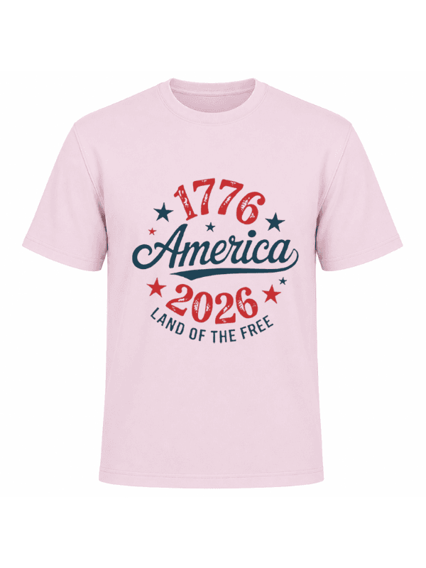America 1776–2026 T-Shirt | Land of the Free USA 250th Anniversary  Patriotic Graphic Tee image 6