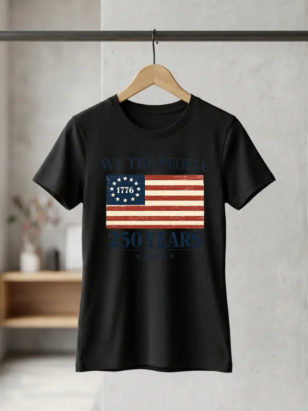 We The People 250 Years T-Shirt | USA 250th Anniversary American Flag 1776–2026 Graphic Tee image 6