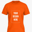 Custom T Shirt - Orange Color Premium Personalized T-Shirts by Shopsery image 0