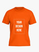Custom T Shirt - Orange Color Premium Personalized T-Shirts by Shopsery image 0