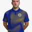 Custom Blue and Yellow Gradient Polo Cricket Jersey by Shopsery image 1