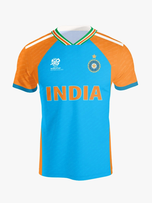 India T20 World Cup Cricket Jersey 2024 – Fan Version by Shopsery image 3