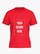 Custom T Shirt - Red Color Premium Personalized T-Shirts by Shopsery image 0