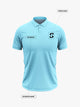 Custom Printed Polo T-Shirts – Premium Cotton (Sky Blue) | Company Polo Shirts with Logo image 0
