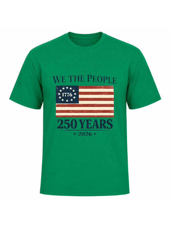 We The People 250 Years T-Shirt | USA 250th Anniversary American Flag 1776–2026 Graphic Tee image 10