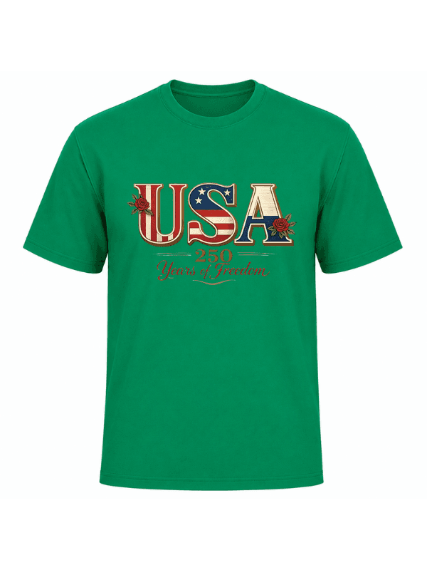America 250 Years of Freedom Patriotic T-Shirt | USA Semiquincentennial 1776–2026 Graphic Tee image 8