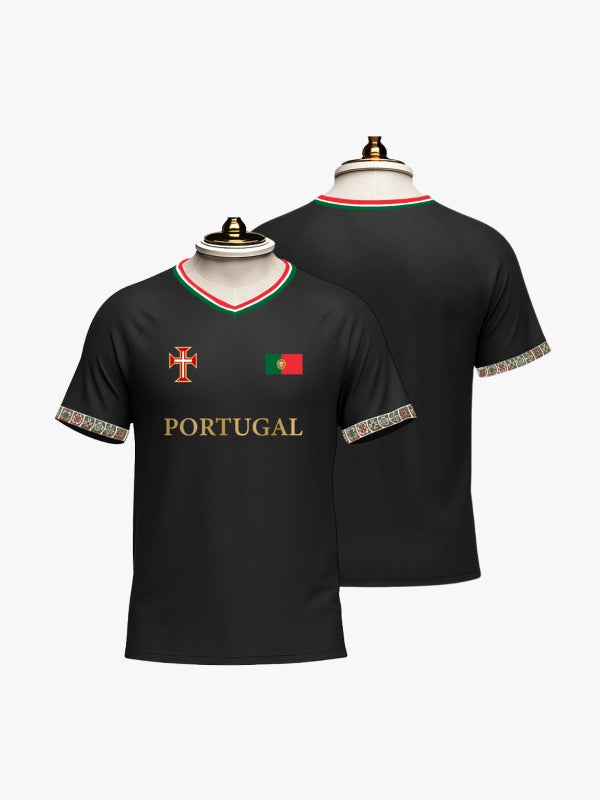 Portugal World Cup Signature Jersey (Black) By Shopsery image