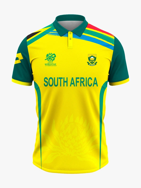 South Africa T20 World Cup Cricket Jersey 2024 – Fan Version by Shopsery image 3