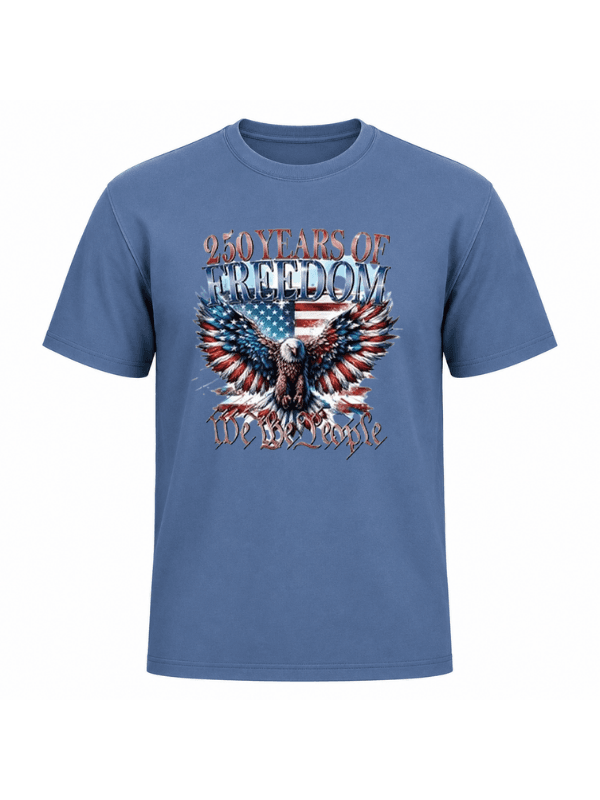 250 Years of Freedom Patriotic Eagle T-Shirt | We The People USA 250th Anniversary Graphic Tee image 13