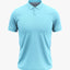 Custom Printed Polo T-Shirts – Premium Cotton (Sky Blue) | Company Polo Shirts with Logo image 2