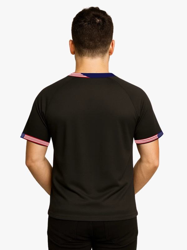 USA World Cup Signature Jersey (Black) By Shopsery image 3