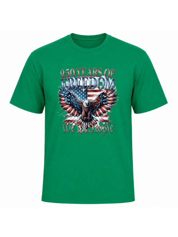 250 Years of Freedom Patriotic Eagle T-Shirt | We The People USA 250th Anniversary Graphic Tee image 10