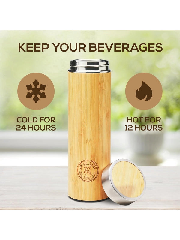 Premium Bamboo Tea Bottle by Shopsery image 2