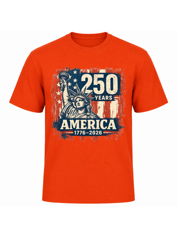 America 250 Years T-Shirt | Statue of Liberty USA 250th Anniversary Semiquincentennial 1776–2026 Patriotic Graphic Tee image 12