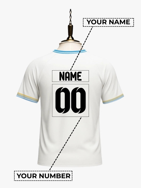 Argentina World Cup Signature Jersey (White) By Shopsery image 4