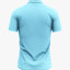 Custom Printed Polo T-Shirts – Premium Cotton (Sky Blue) | Company Polo Shirts with Logo image 3
