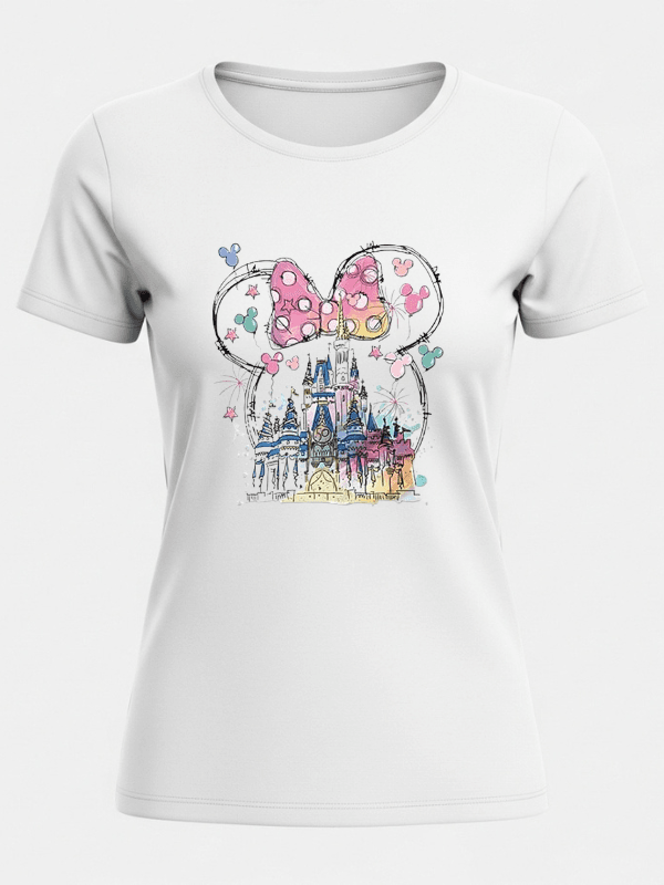 Disneyland Castle Mickey Minnie Ears T Shirt | DisneyWorld Shirt Unisex image 5
