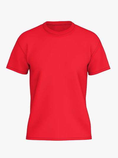 Custom T Shirt - Red Color Premium Personalized T-Shirts by Shopsery image 1