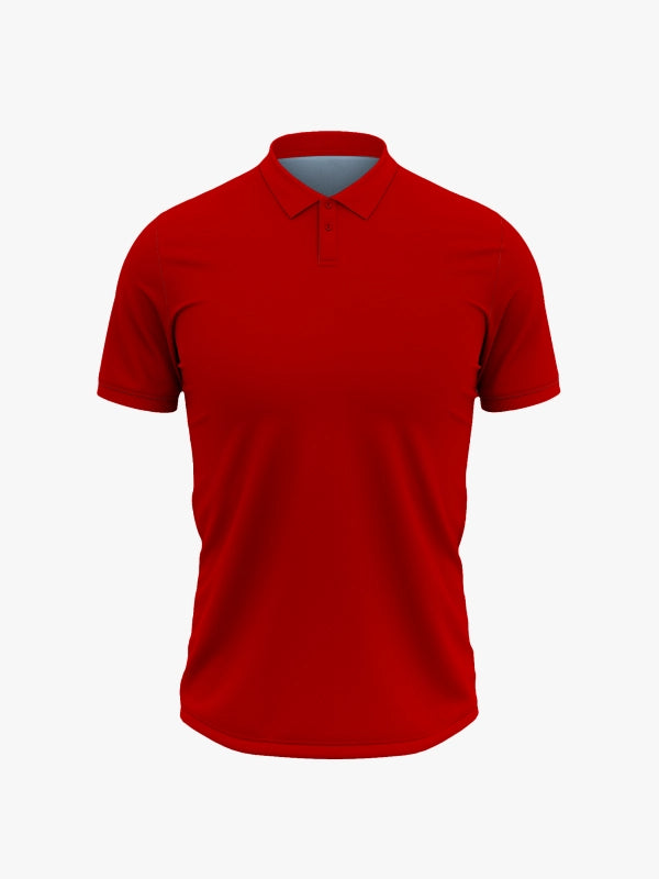 Custom Printed Polo T-Shirts – Premium Cotton (Maroon) | Company Polo Shirts with Logo image 2