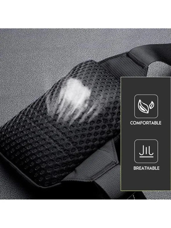 Crossbody Sling Bag | Dual Pocket Water Resistant Chest Bag for Men and Women image 2