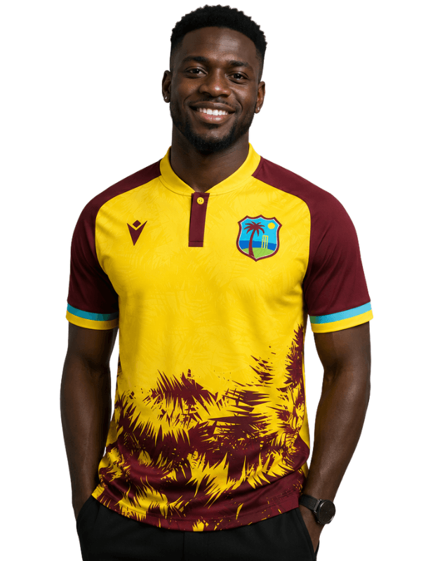 West Indies ICC T20 World Cup 2023-24 Cricket Jersey – Fan Version by Shopsery image 3