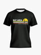 Bay Area California Sunset Graphic T-shirt (Black) image 0