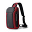 Waterproof Men’s Sling Bag – Lightweight Crossbody Shoulder Backpack with Multi-Pocket Storage - Red image