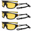 Shopsery Polarized Sports Sunglasses for Men 3 Pack Combo – UV400 Protection | HD Polarized Driving, Fishing &amp; Cycling Sunglasses image 1