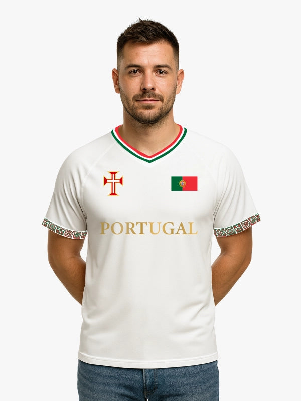 Portugal World Cup Signature Jersey (White) By Shopsery image 1