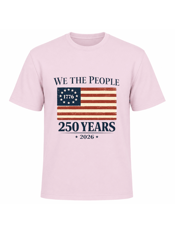 We The People 250 Years T-Shirt | USA 250th Anniversary American Flag 1776–2026 Graphic Tee image 12
