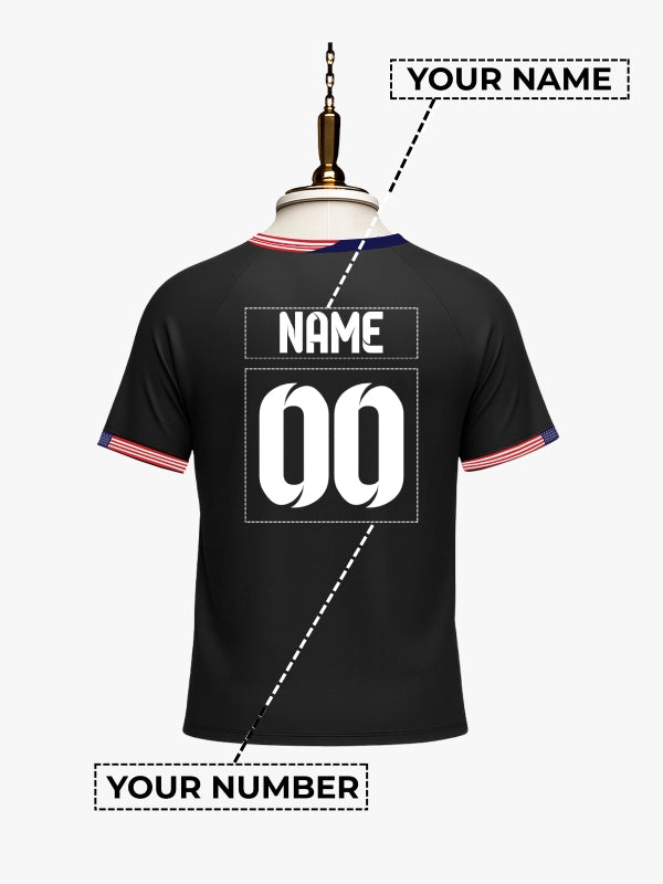 USA World Cup Signature Jersey (Black) By Shopsery image 5