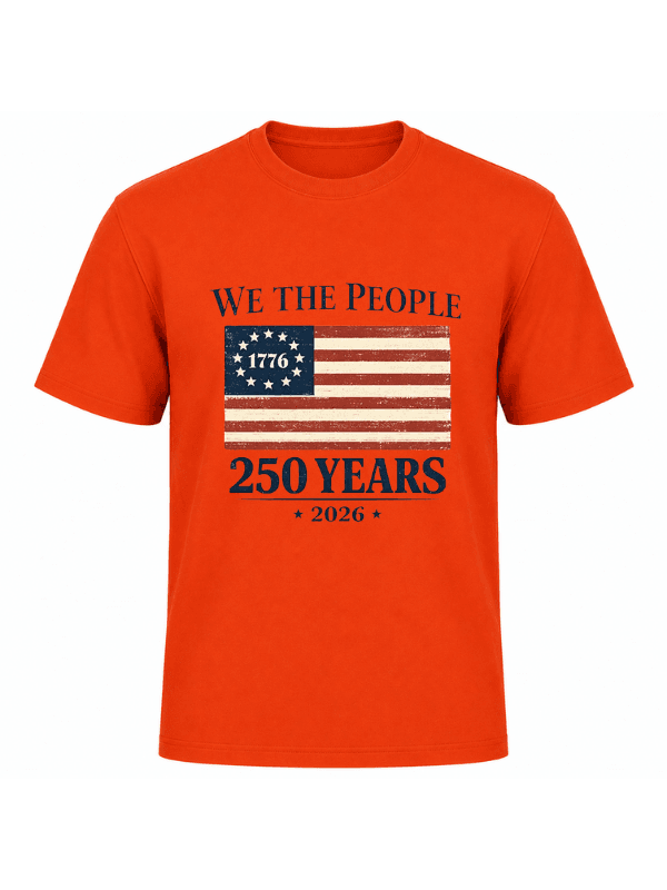 We The People 250 Years T-Shirt | USA 250th Anniversary American Flag 1776–2026 Graphic Tee image 14