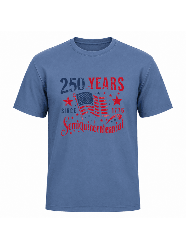 America 250th Anniversary T-Shirt | USA Semiquincentennial 1776–2026 American Flag Patriotic Graphic Tee image 12