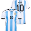Argentina Messi 10 Jersey – Premium Football Fan Jersey image 0