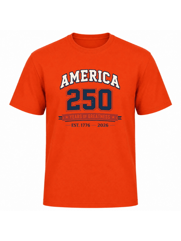 America 250 Years of Greatness T-Shirt | USA 250th Anniversary Patriotic Graphic Tee (1776–2026) image 13