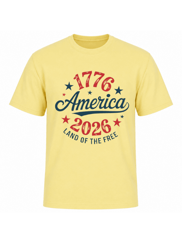 America 1776–2026 T-Shirt | Land of the Free USA 250th Anniversary  Patriotic Graphic Tee image 8