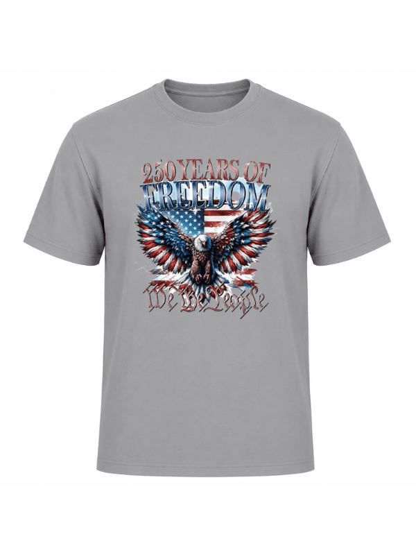 250 Years of Freedom Patriotic Eagle T-Shirt | We The People USA 250th Anniversary Graphic Tee image 9