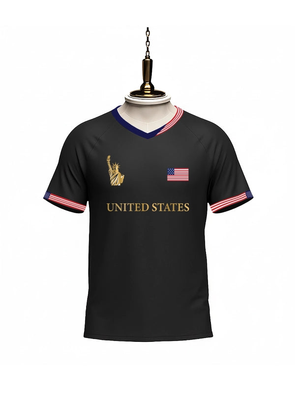 USA World Cup Signature Jersey (Black) By Shopsery image 2