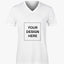 Custom V-Neck t Shirts Ultra Soft Add Your Text for Men & Women Unisex Cotton T Shirt image 1