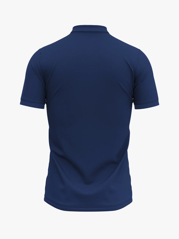 Custom Printed Polo T-Shirts – Premium Cotton (Navy) | Company Polo Shirts with Logo image 3